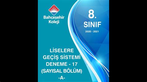 Bahçeşehir koleji online deneme